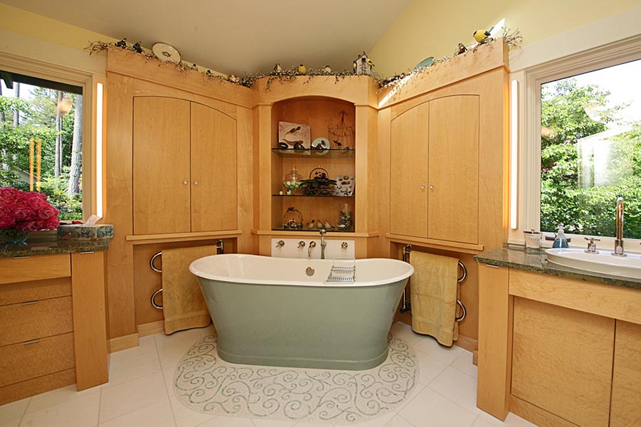 Custom Bathroom Cabinets by Flanagan Woodworks