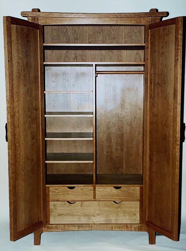 Custom Cherry Armoire